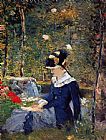 Edouard Manet Young Woman in the Garden painting